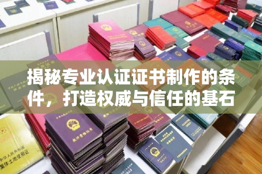 防城港揭秘专业认证证书制作的条件，打造权威与信任的基石