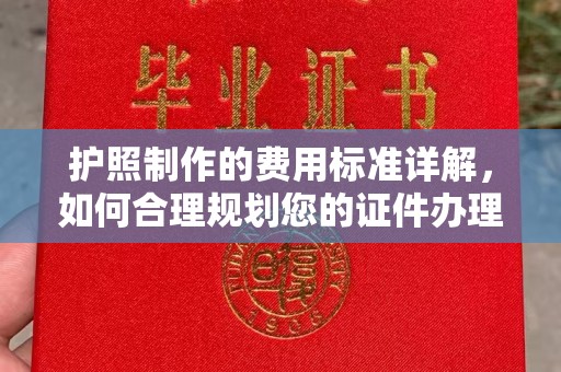 防城港护照制作的费用标准详解，如何合理规划您的证件办理预算