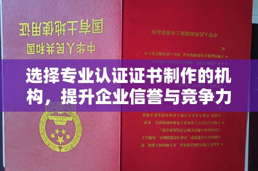 防城港选择专业认证证书制作的机构，提升企业信誉与竞争力
