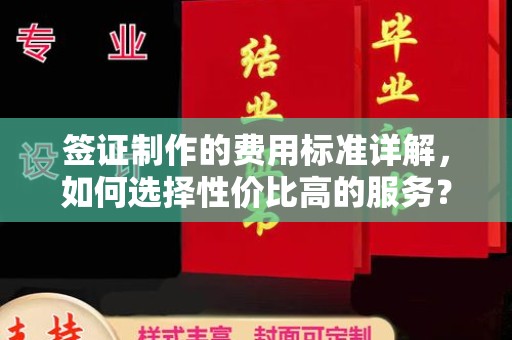 防城港签证制作的费用标准详解，如何选择性价比高的服务？