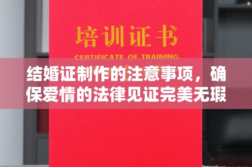 防城港结婚证制作的注意事项，确保爱情的法律见证完美无瑕
