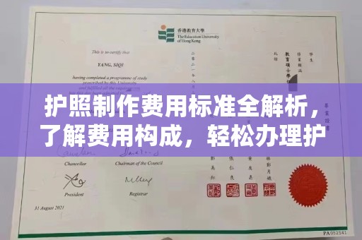 防城港护照制作费用标准全解析，了解费用构成，轻松办理护照